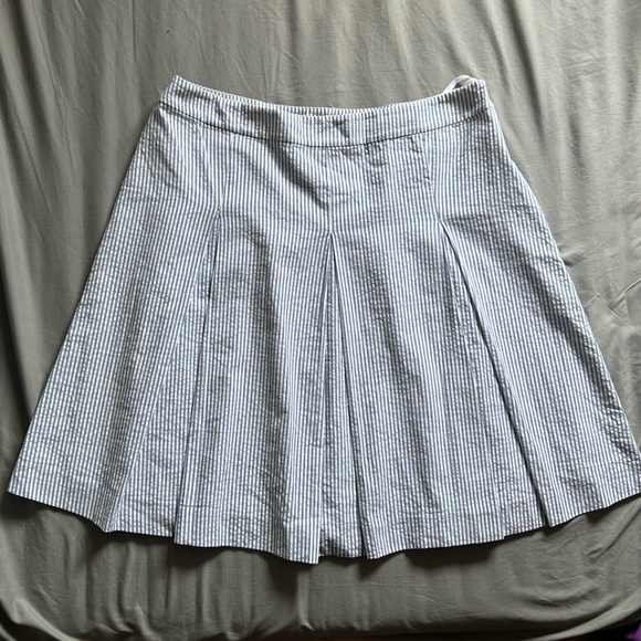 Blue & White Skater Skirt - Picture 6 of 7